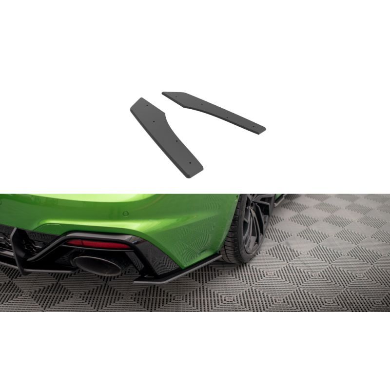 Maxton Street Pro Rear Side Splitters Audi RS5 F5 Facelift Black, Nouveaux produits maxton-design