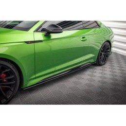 Maxton Street Pro Side Skirts Diffusers Audi RS5 Coupe F5 Facelift Black, Nouveaux produits maxton-design