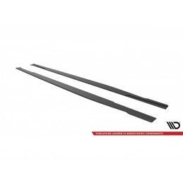 Maxton Street Pro Side Skirts Diffusers Audi RS5 Coupe F5 Facelift Black-Red, Nouveaux produits maxton-design