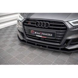 Maxton Street Pro Front Splitter Audi S3 Sportback 8V Facelift Black, Nouveaux produits maxton-design