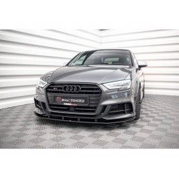 Maxton Street Pro Front Splitter Audi S3 Sportback 8V Facelift Black, Nouveaux produits maxton-design