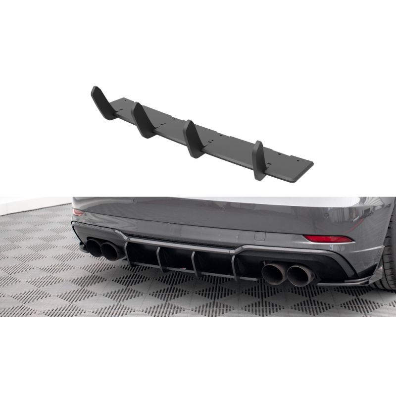 Maxton Street Pro Rear Diffuser Audi S3 Sportback 8V Facelift Black, Nouveaux produits maxton-design