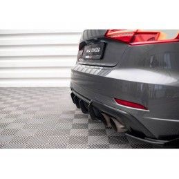 Maxton Street Pro Rear Diffuser Audi S3 Sportback 8V Facelift Black, Nouveaux produits maxton-design