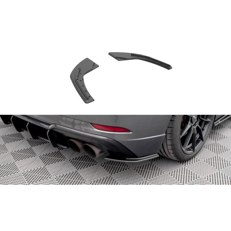 Maxton Street Pro Rear Side Splitters Audi S3 Sportback 8V Facelift Black, Nouveaux produits maxton-design