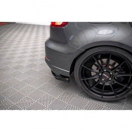 Maxton Street Pro Rear Side Splitters + Flaps Audi S3 Sportback 8V Facelift Black + Gloss Flaps, Nouveaux produits maxton-design