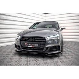 Maxton Front Splitter V.2 Audi S3 Sportback 8V Facelift Gloss Black, Nouveaux produits maxton-design