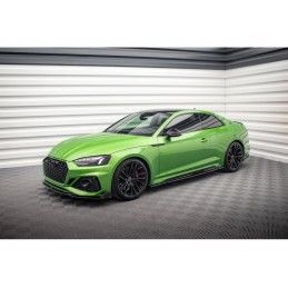 Maxton Side Skirts Diffusers Audi RS5 Coupe F5 Facelift Gloss Black, Nouveaux produits maxton-design