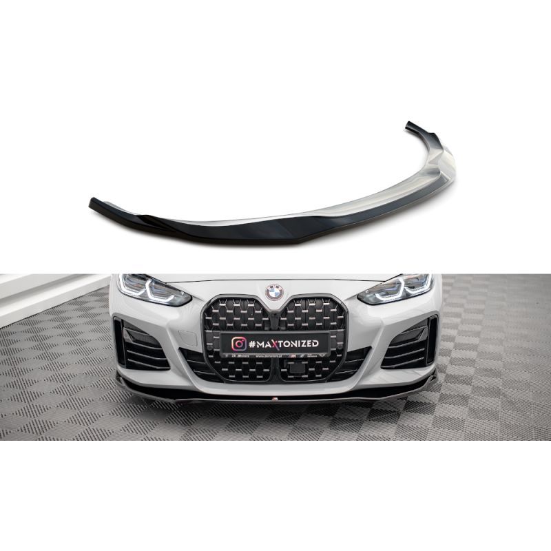 Maxton Front Splitter V.1 BMW 4 Gran Coupe M-Pack G26 Gloss Black, Nouveaux produits maxton-design