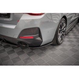 Maxton Rear Side Splitters V.1 BMW 4 Gran Coupe M-Pack G26 Gloss Black, Nouveaux produits maxton-design