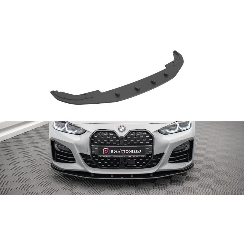 Maxton Street Pro Front Splitter BMW 4 Gran Coupe M-Pack G26 Black-Red, Nouveaux produits maxton-design