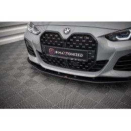 Maxton Street Pro Front Splitter BMW 4 Gran Coupe M-Pack G26 Black-Red, Nouveaux produits maxton-design