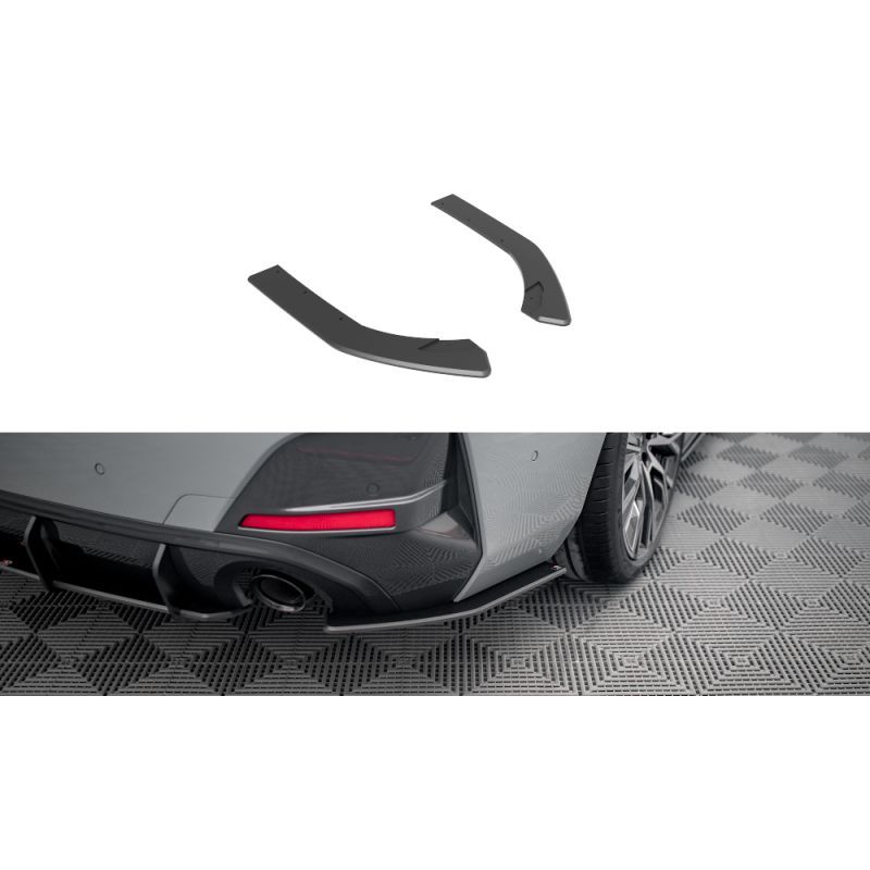 Maxton Street Pro Rear Side Splitters BMW 4 Gran Coupe M-Pack G26 Black, Nouveaux produits maxton-design