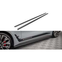 Maxton Street Pro Side Skirts Diffusers BMW 4 Gran Coupe M-Pack G26 Black-Red, Nouveaux produits maxton-design