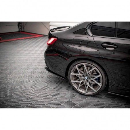 Maxton Street Pro Rear Side Splitters V.1 BMW M340i G20 / G21 Black-Red, Nouveaux produits maxton-design