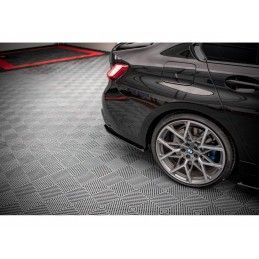 Maxton Street Pro Rear Side Splitters V.2 BMW M340i G20 / G21 Black-Red, Nouveaux produits maxton-design