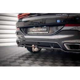 Maxton Central Rear Splitter (with vertical bars) V.3 BMW X6 M-Pack G06 Gloss Black, Nouveaux produits maxton-design