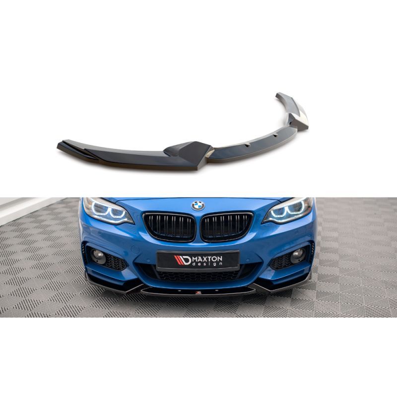 Maxton Front Splitter V.2 BMW 2 M-Pack F22 Gloss Black, Nouveaux produits maxton-design