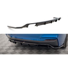 Maxton Central Rear Splitter (with vertical bars) BMW 2 M-Pack F22 Gloss Black, Nouveaux produits maxton-design