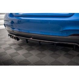 Maxton Central Rear Splitter (with vertical bars) BMW 2 M-Pack F22 Gloss Black, Nouveaux produits maxton-design