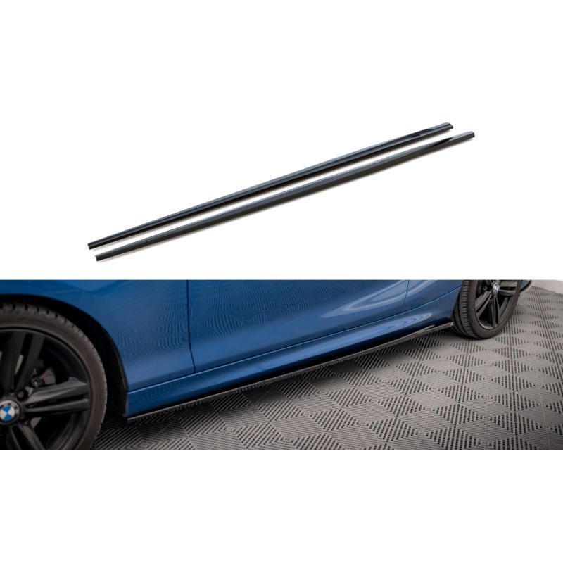 Maxton Side Skirts Diffusers BMW 2 M-Pack F22 Gloss Black, Nouveaux produits maxton-design