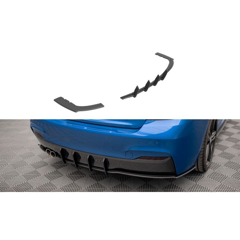 Maxton Street Pro Rear Diffuser BMW 2 M-Pack F22 Black, Nouveaux produits maxton-design