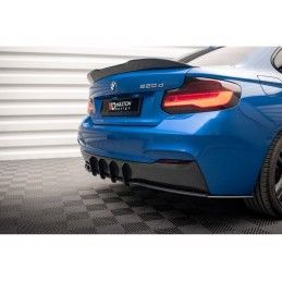 Maxton Street Pro Rear Diffuser BMW 2 M-Pack F22 Black-Red, Nouveaux produits maxton-design