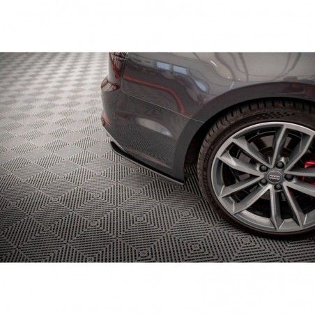 Maxton Street Pro Rear Side Splitters Audi S5 Sportback F5 Black-Red, Nouveaux produits maxton-design