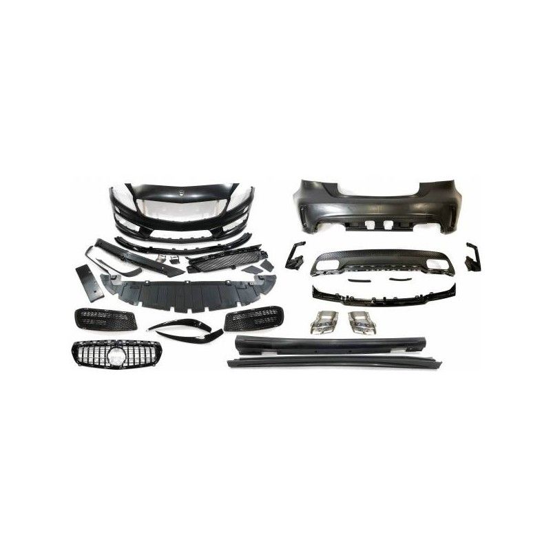 Kit De Carrosserie Mercedes W176 A45 2012-2015 Look AMG Calandre, Nouveaux produits eurolineas