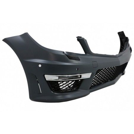 Body Kit with Front Grille Piano Black suitable for Mercedes C-Class W204 (2007-2014) Facelift C63 GT-R Panamericana Design, Nou