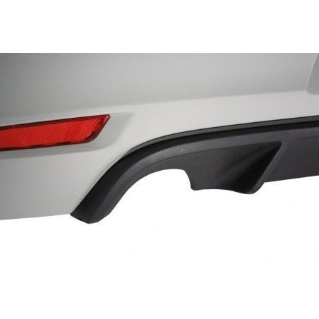 Rear Bumper Roof Spoiler with LED Brake Light suitable for VW Golf 6 VI (2008-2012) Exhaust System and Side Skirts GTI Design, N