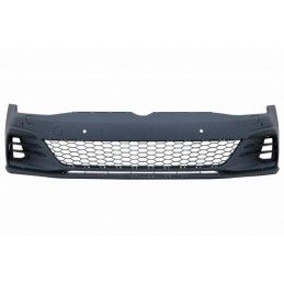 Front Bumper suitable for VW Golf VII 7.5 (2017-Up) and LED Headlights Bi-Xenon Sequential Dynamic Turning Lights GTI Look, Nouv