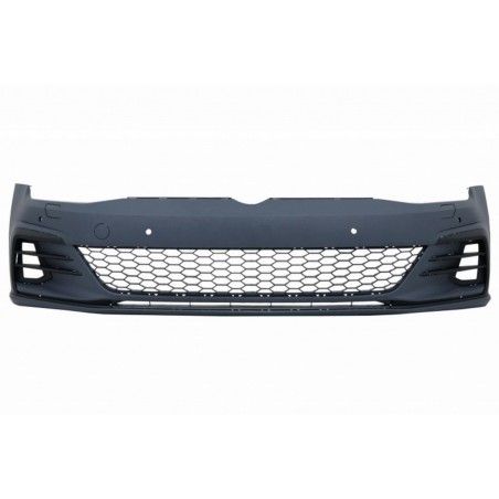 Front Bumper suitable for VW Golf VII 7.5 (2017-2020) and LED Headlights Sequential Dynamic Turning Lights GTI Look RHD, Nouveau