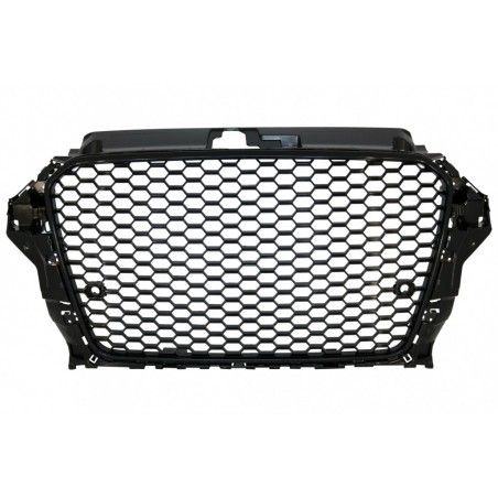 Badgeless Front Grille with Fog Lamp Covers Side Grilles suitable for Audi A3 8V (2012-2016) RS3 Design, Nouveaux produits kitt