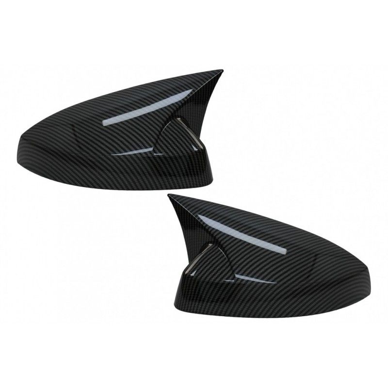 Mirror Covers suitable for Audi A3 8V RS3 Cabriolet Limousine Sportback (2012-2019) Bat Look Carbon, Nouveaux produits kitt