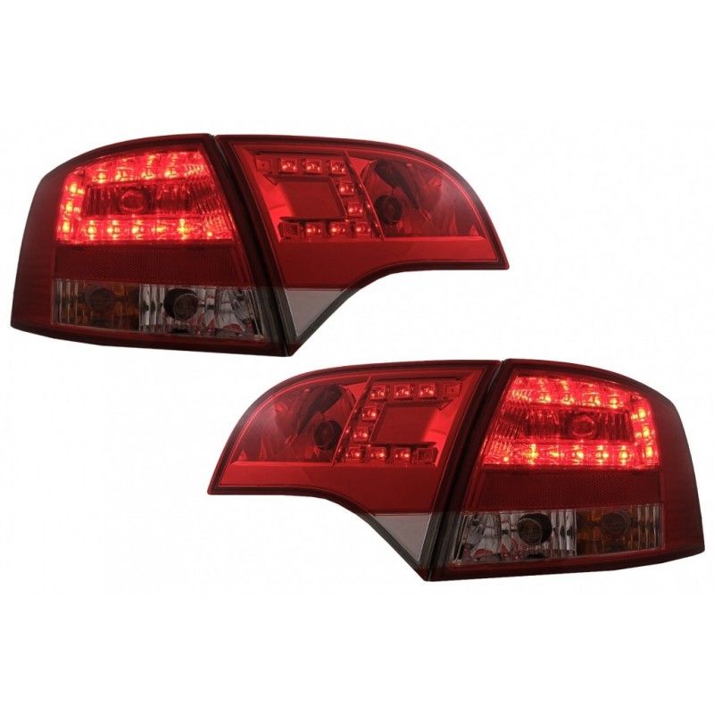 LED Taillights suitable for Audi A4 B7 Avant 8ED (11.2004-2007) Red Clear, Nouveaux produits kitt