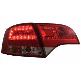 LED Taillights suitable for Audi A4 B7 Avant 8ED (11.2004-2007) Red Clear, Nouveaux produits kitt