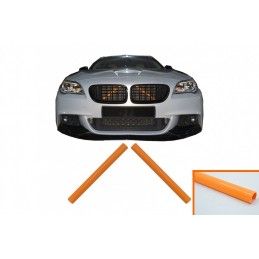 Set V-Brace Ornaments Grille Stripes Inserts Trim suitable for BMW 1 2 3 4 5 6 7 Series Orange, Nouveaux produits kitt