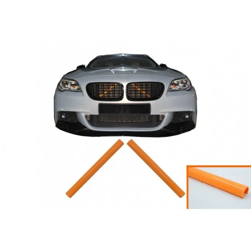 Set V-Brace Ornaments Grille Stripes Inserts Trim suitable for BMW 1 2 3 4  5 6 7 Series Orange