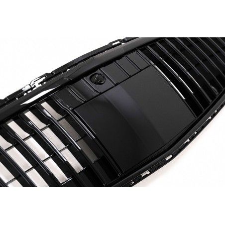 Front Grille suitable for Mercedes C-Class W206 Sedan S206 T-Modell (2021-Up) Vertical Design Black, Nouveaux produits kitt