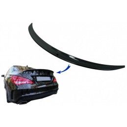 Trunk Boot Lid Spoiler suitable for Mercedes CLA C117 W117 (2013-2018) Shiny Black, Nouveaux produits kitt