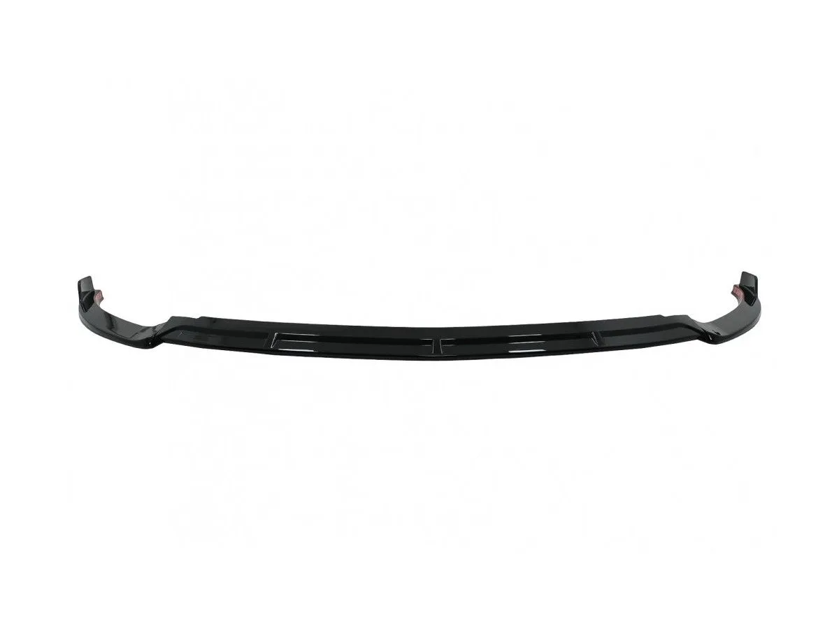 Front Bumper Lip suitable for Mercedes E-Class W213 S213 C238 A238 Facelift  (2020-Up) Piano Black