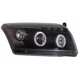 Angel Eyes Headlights suitable for Dodge Caliber (2006-2012) Black, Nouveaux produits kitt