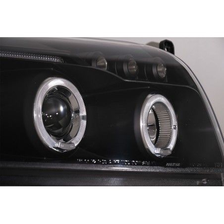 Angel Eyes Headlights suitable for Dodge Caliber (2006-2012) Black, Nouveaux produits kitt