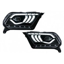 Full LED Headlights suitable for Ford Mustang V (2010-2014) with Dynamic Sequential Turning Light, Nouveaux produits kitt