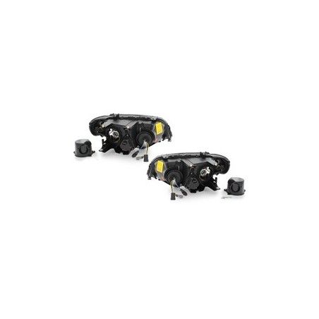 Headlights suitable for BMW X5 E53 04-06 2 halo rims black, Nouveaux produits kitt