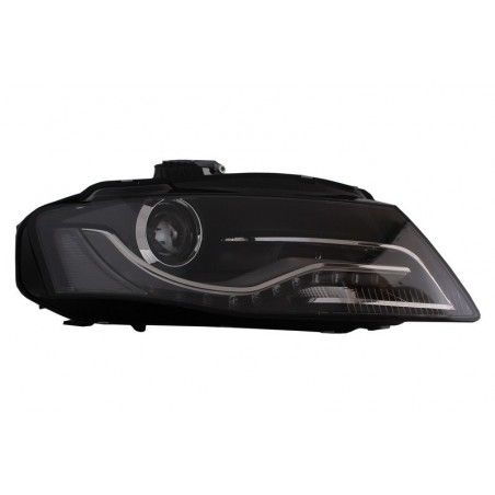 Headlights LED DRL suitable for AUDI A4 B8 8K Avant (2008-2011) with LED Taillights Black/Smoke, Nouveaux produits kitt