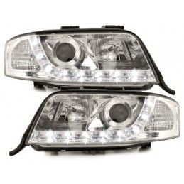 D-LITE headlights suitable for AUDI A6 4B 97-01_daytime running light_chr, Nouveaux produits kitt