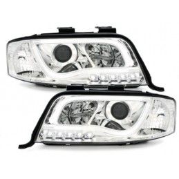 Headlights suitable for AUDI A6 4B Facelift 01-04 chrome, Nouveaux produits kitt