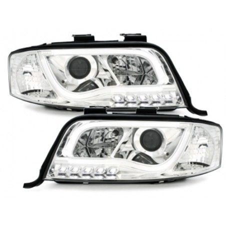 Headlights suitable for AUDI A6 4B Facelift 01-04 chrome, Nouveaux produits kitt