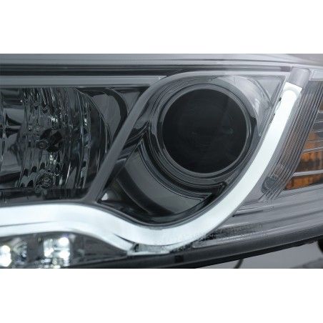 LED DRL Headlights suitable for Audi A6 C6 4F (2004-2007) Daytime Running Light Chrome, Nouveaux produits kitt